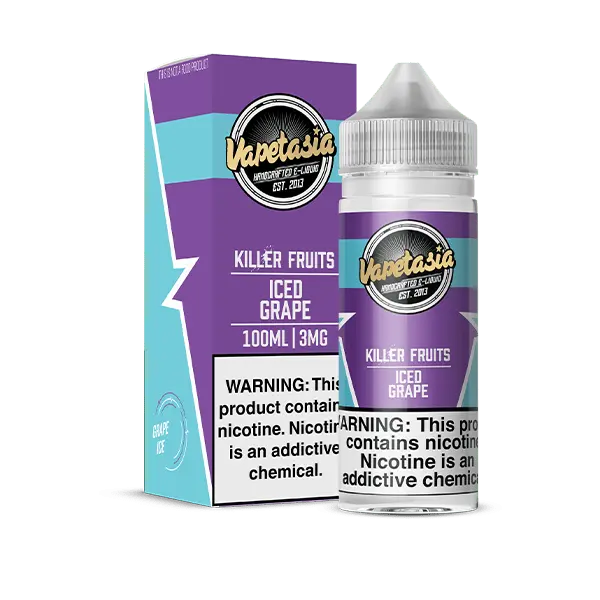 Vapetasia Killer Fruits Iced Grape eJuice - Smoke empire