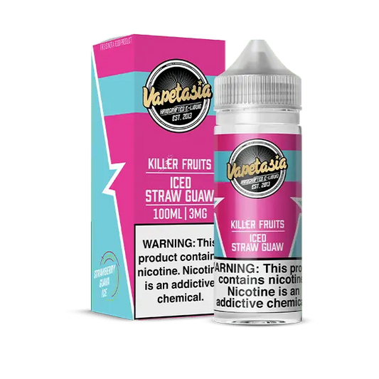 Vapetasia Killer Fruits Iced Straw Guaw eJuice - Smoke empire