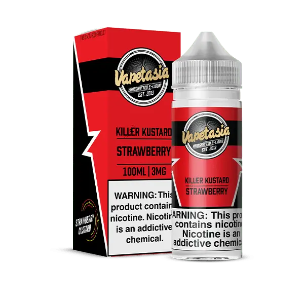 Vapetasia Killer Kustard Strawberry eJuice - Smoke empire