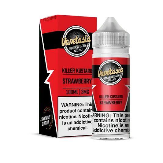 Vapetasia Killer Kustard Strawberry eJuice - Smoke empire