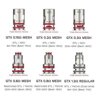 Vaporesso GTX v2 Coil Replacements - Smoke empire