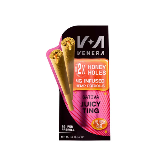 Venera Honey Holes Hemp Prerolls 4G 2-Count Pack - Smoke empire