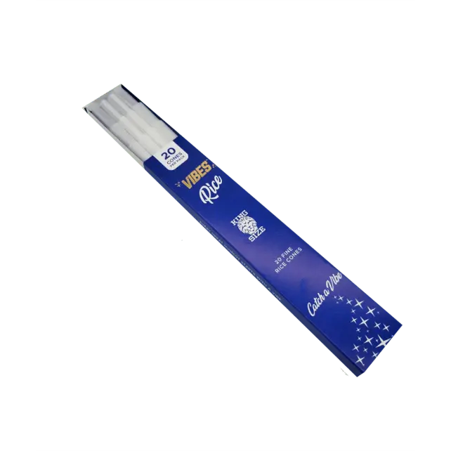 Vibes Cones - King Size - 20 Cones Per Pack - 8 Packs Per Box - Smoke empire