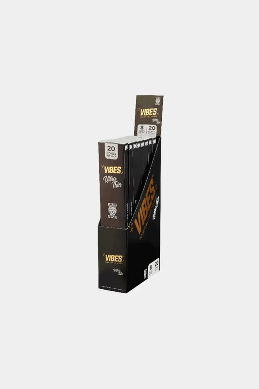 Vibes Cones - King Size - 20 Cones Per Pack - 8 Packs Per Box - Smoke empire