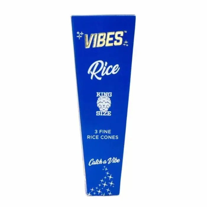 Vibes King Size Pre Rolled Cones - 3 Cones Per Pack - 30 Pack Per Box - Smoke empire