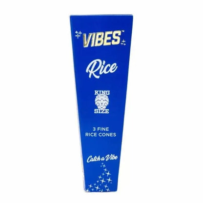 Vibes King Size Pre Rolled Cones - 3 Cones Per Pack - 30 Pack Per Box - Smoke empire
