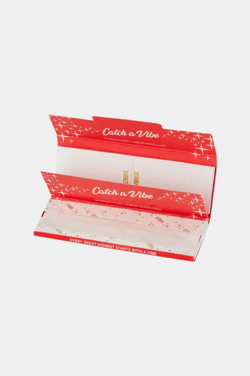 Vibes - Papers With King Size Tips - 33 Per Pack - 24 Pack Per Box - Smoke empire