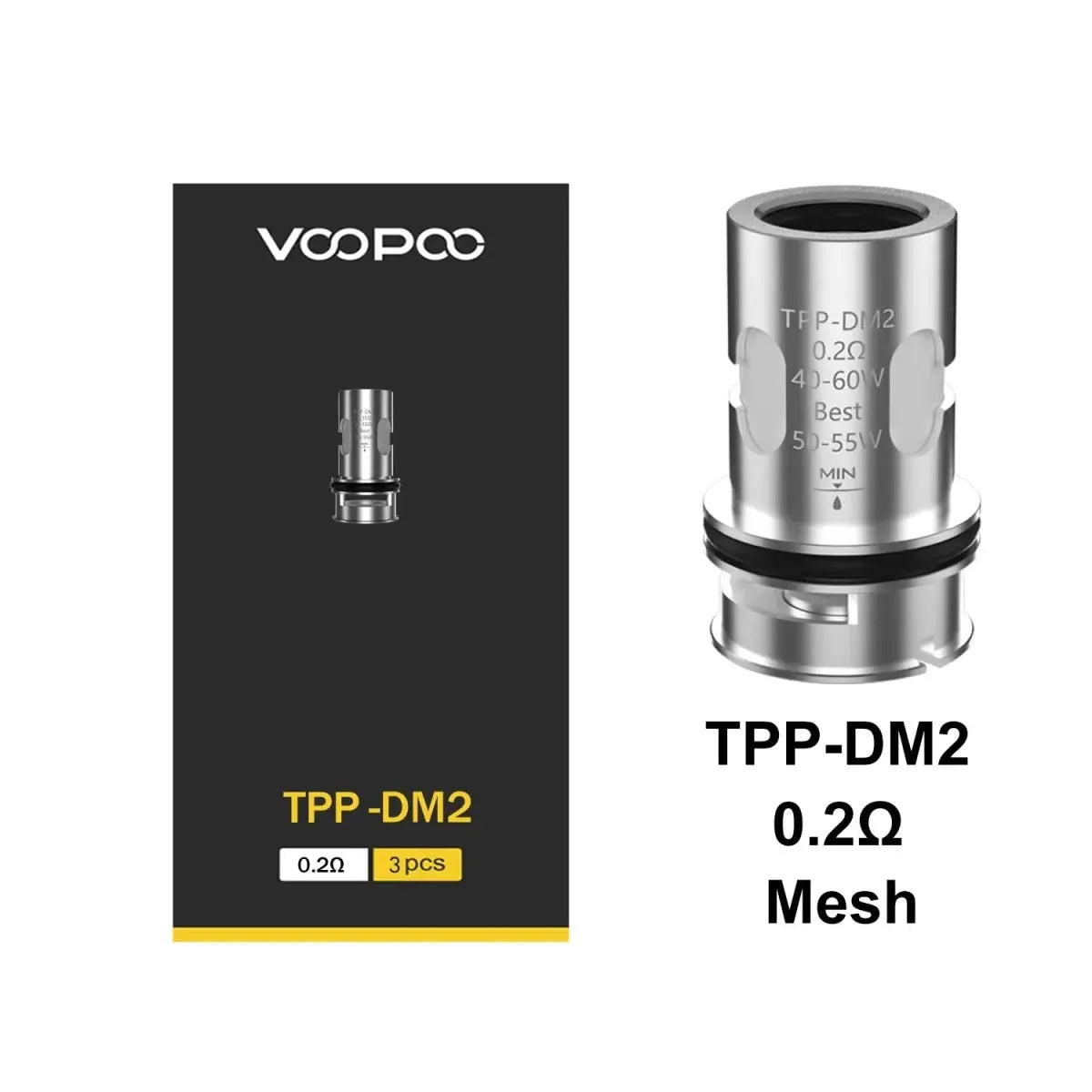 VoopooTPP DM2 0.2ohm Coil 3Pcs/Pack - Smoke empire