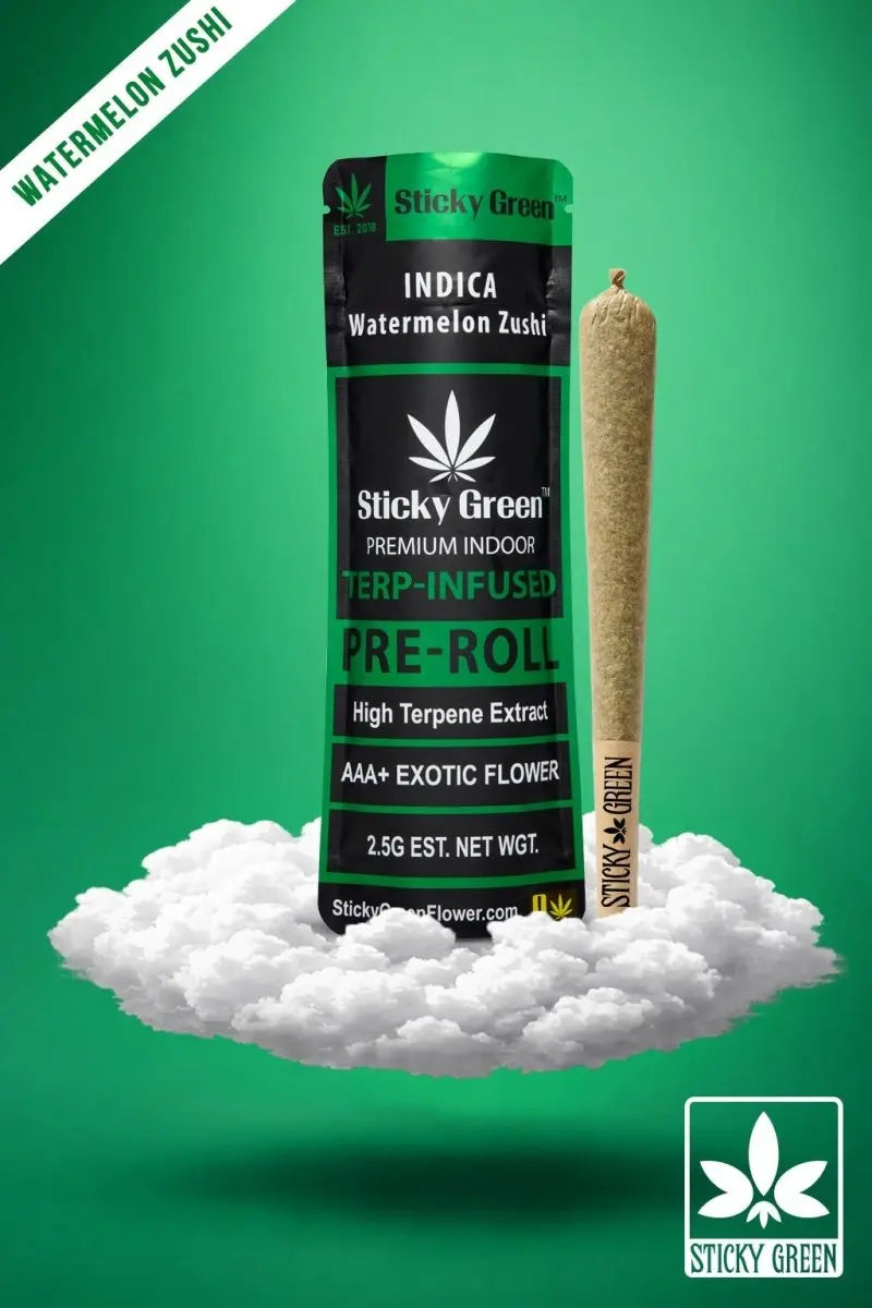 Watermelon Zushi Pre Roll Terp Infused Pre Rolls (Indica) - Smoke empire