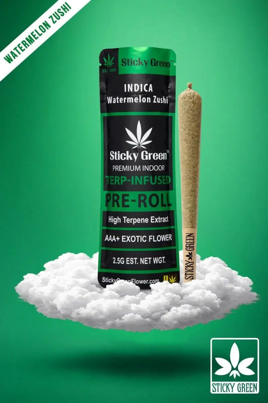 Watermelon Zushi Pre Roll Terp Infused Pre Rolls (Indica) - Smoke empire