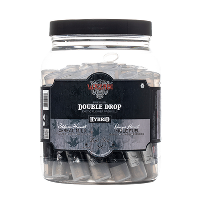 WAZABI Double Drop Cali VS Oregon Prerolls 45G Cereal Milk Muel Fuel (Hybrid)