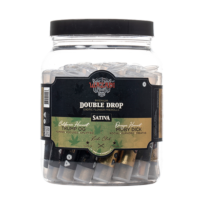 WAZABI Double Drop Cali VS Oregon Prerolls 45G Trump OG Moby Dick (Sativa)