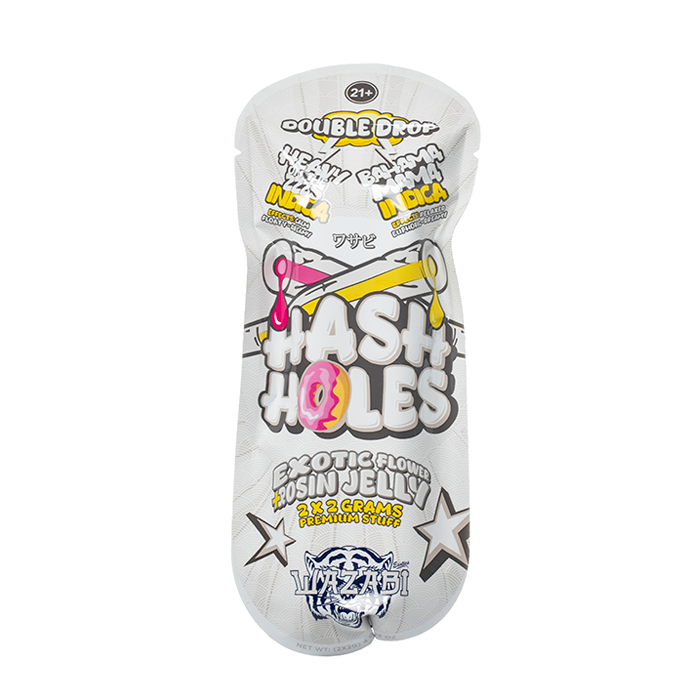 Wazabi Exotics Hash Prerolls - 2G Hole Double Drop Prerolls 2CT - Smoke empire