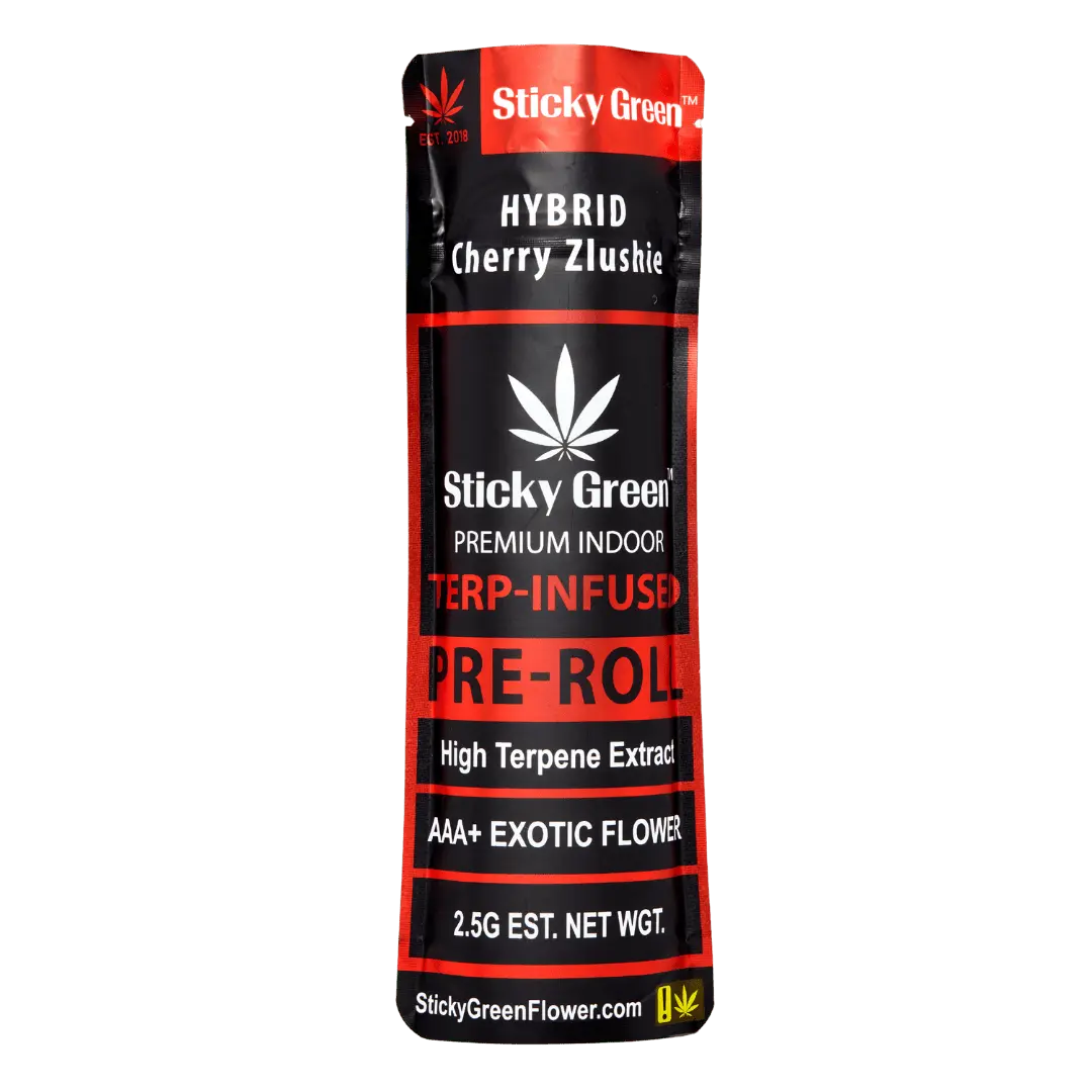 White Cherry Zlushie Pre Roll Terp Infused Pre Rolls (Hybrid) - Smoke empire
