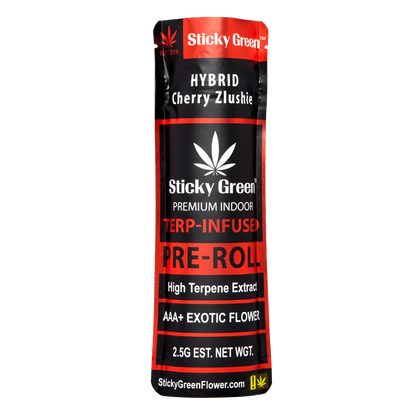 White Cherry Zlushie Pre Roll Terp Infused Pre Rolls (Hybrid) - Smoke empire