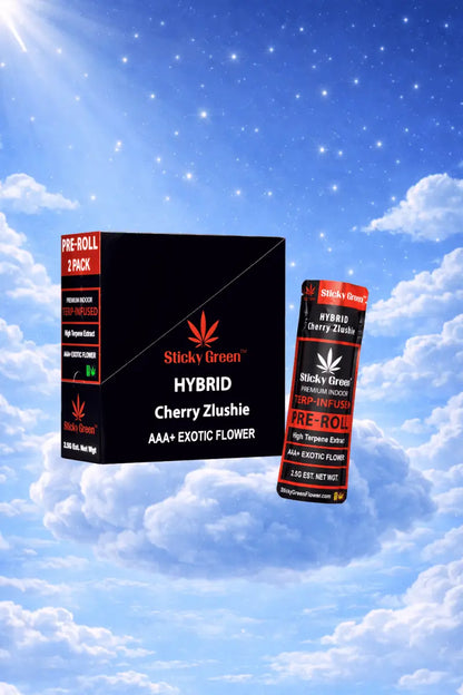 White Cherry Zlushie Pre Roll Terp Infused Pre Rolls (Hybrid) - Smoke empire