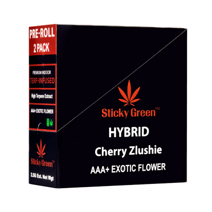 White Cherry Zlushie Pre Roll Terp Infused Pre Rolls (Hybrid) - Smoke empire