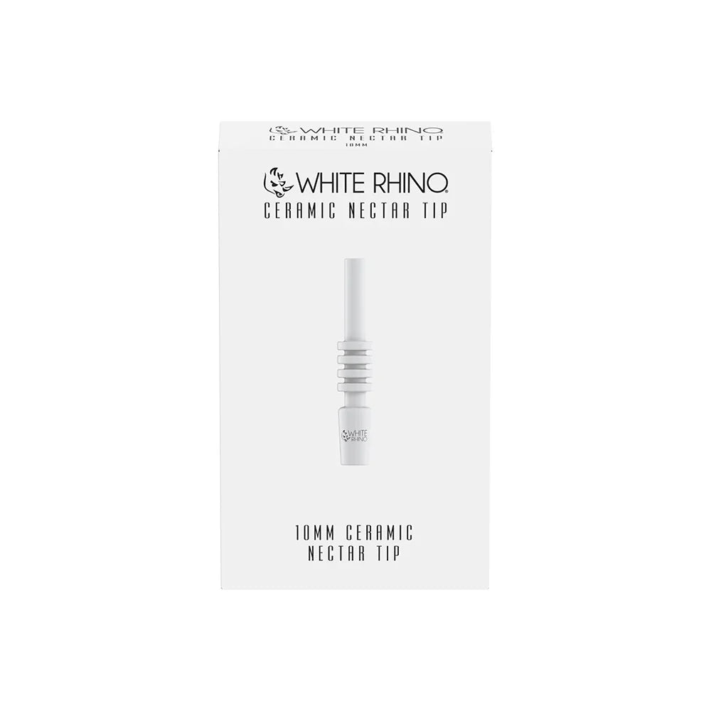 White Rhino Ceramic Nectar Tip - Smoke empire