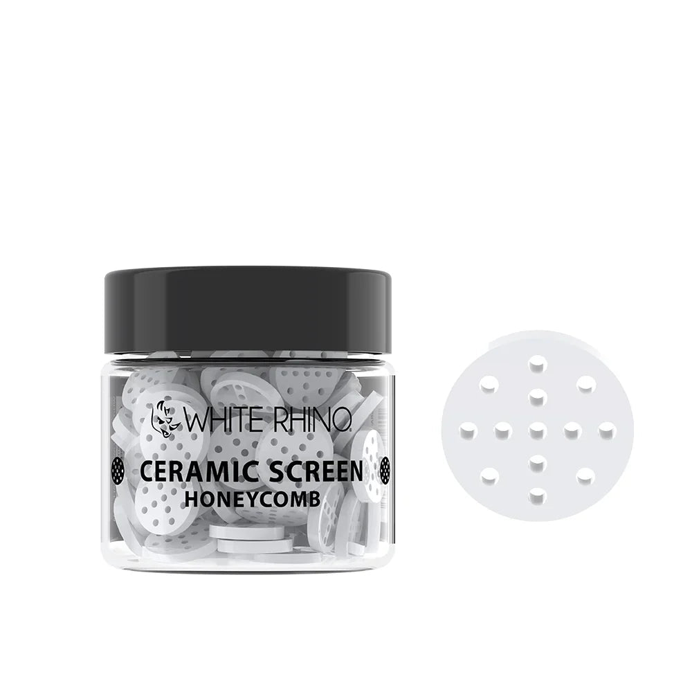 White Rhino Ceramic Screen (1 Piece) - Smoke empire