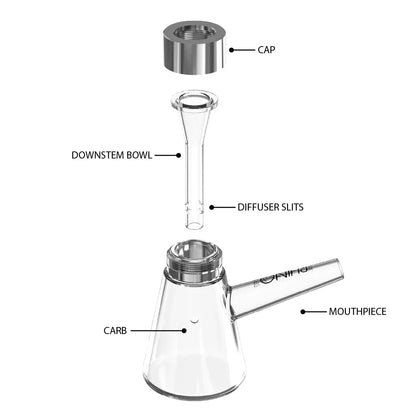 White Rhino EZ Clean Bubbler Water Pipe V2 - Smoke empire