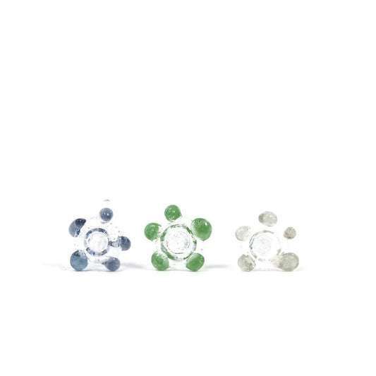 White Rhino Glass Screens - Flower ( 5 Pack Mixed Colors) - Smoke empire