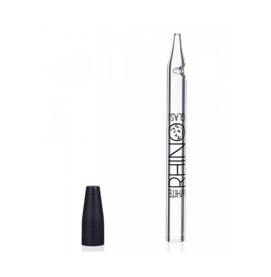 White Rhino Glass Straw Pyrex Nectar Collector - Smoke empire