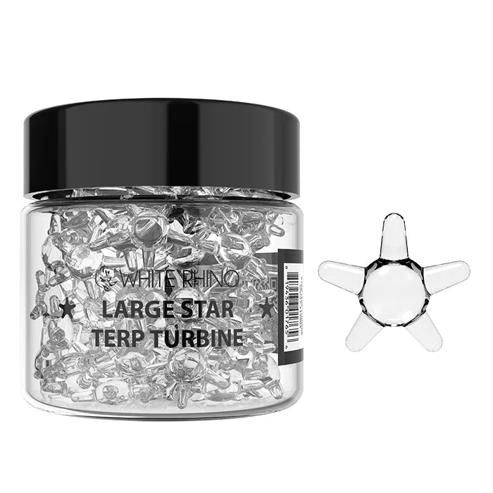 White Rhino - Large Star Terp Turbine - Smoke empire