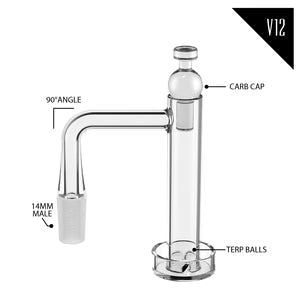 White Rhino Quartz Banger Kit V12 - Smoke empire