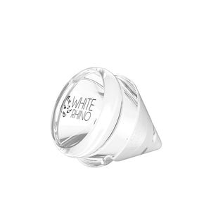 White Rhino Spinner Glass Diamond Carb Cap - Smoke empire