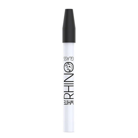 White Rhino Straw Ceramic Nectar Collector - Smoke empire