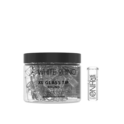 White Rhino XL Glass Tip Round - Smoke empire