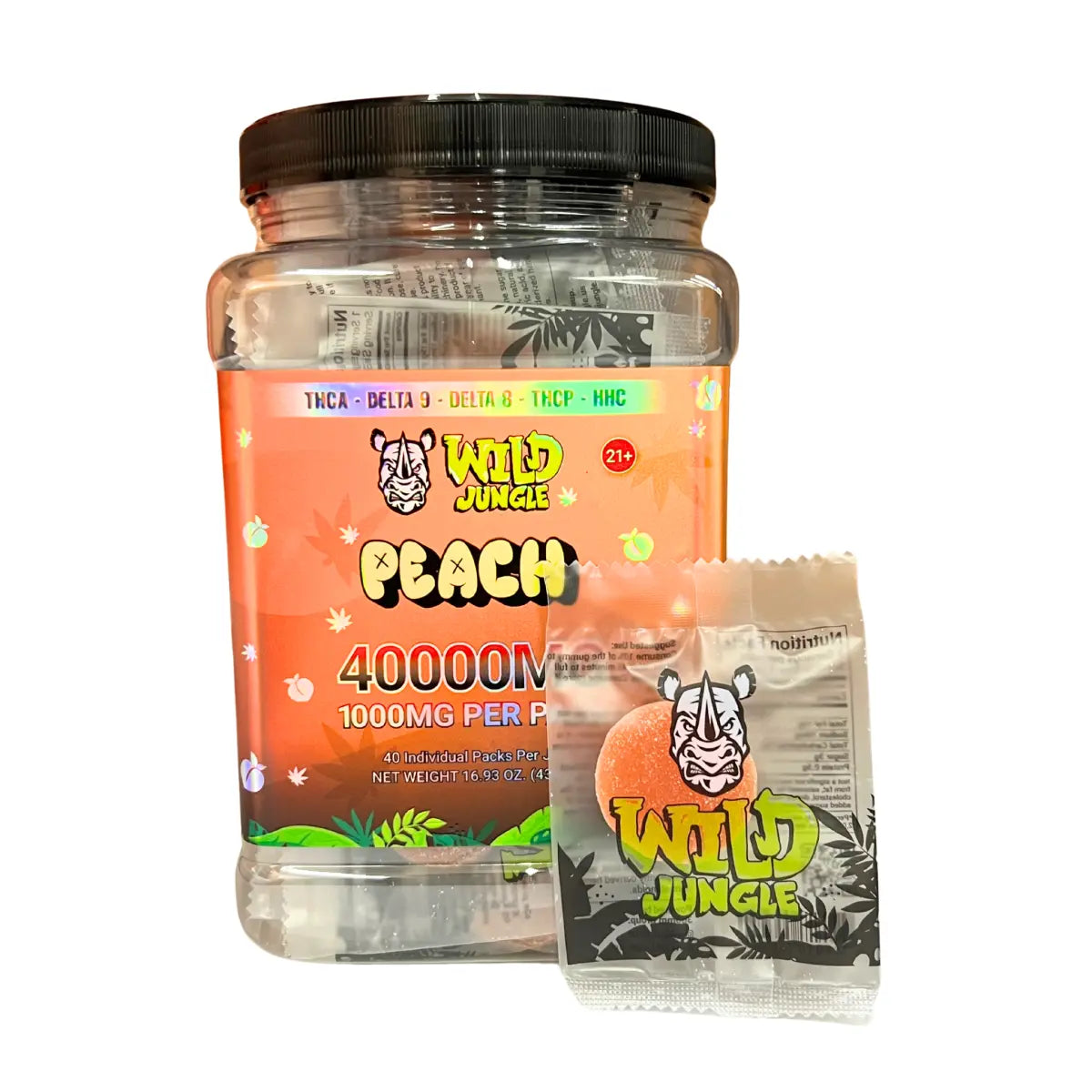 Wild Jungle THCA Gummies 1000 mg - Smoke empire