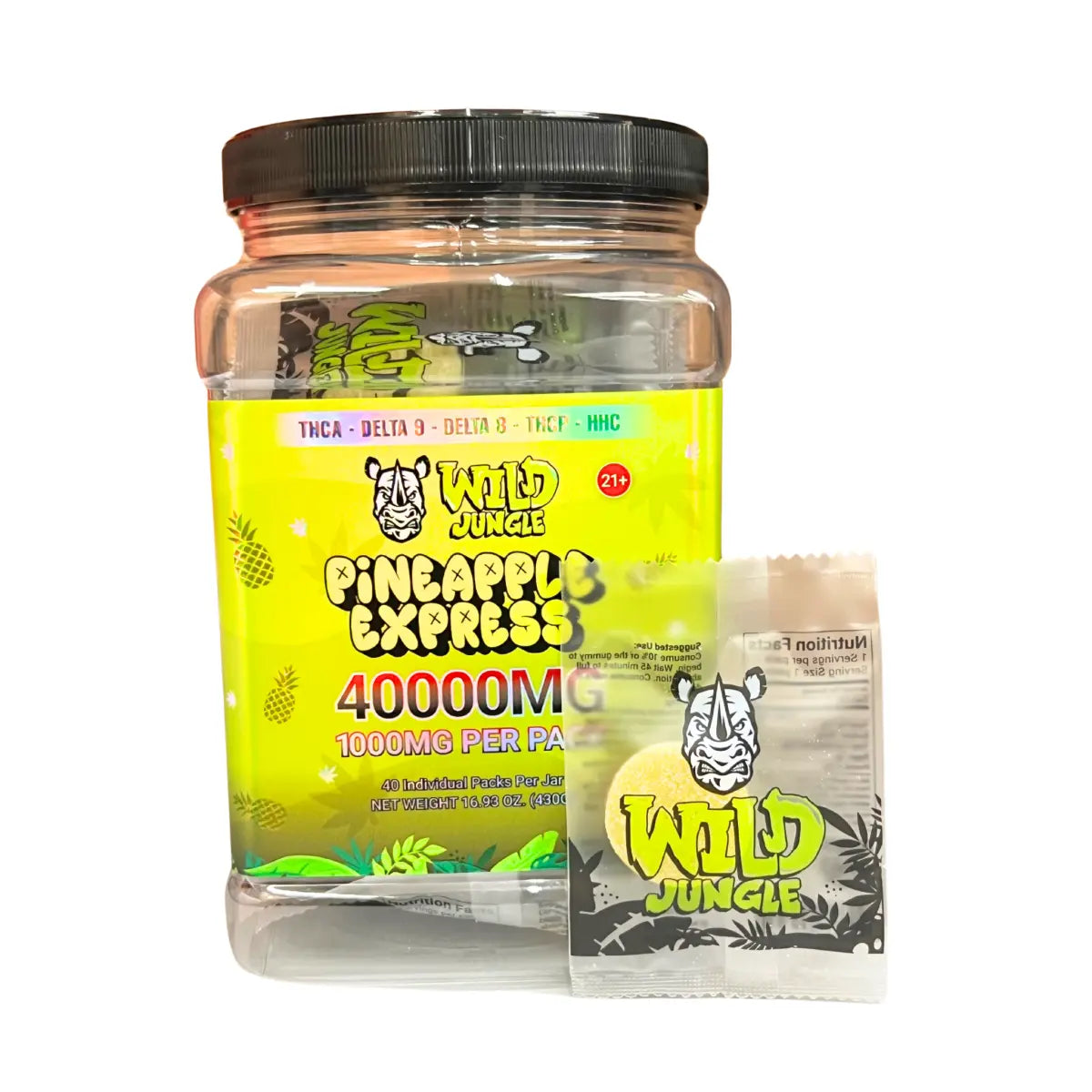 Wild Jungle THCA Gummies 1000 mg - Smoke empire