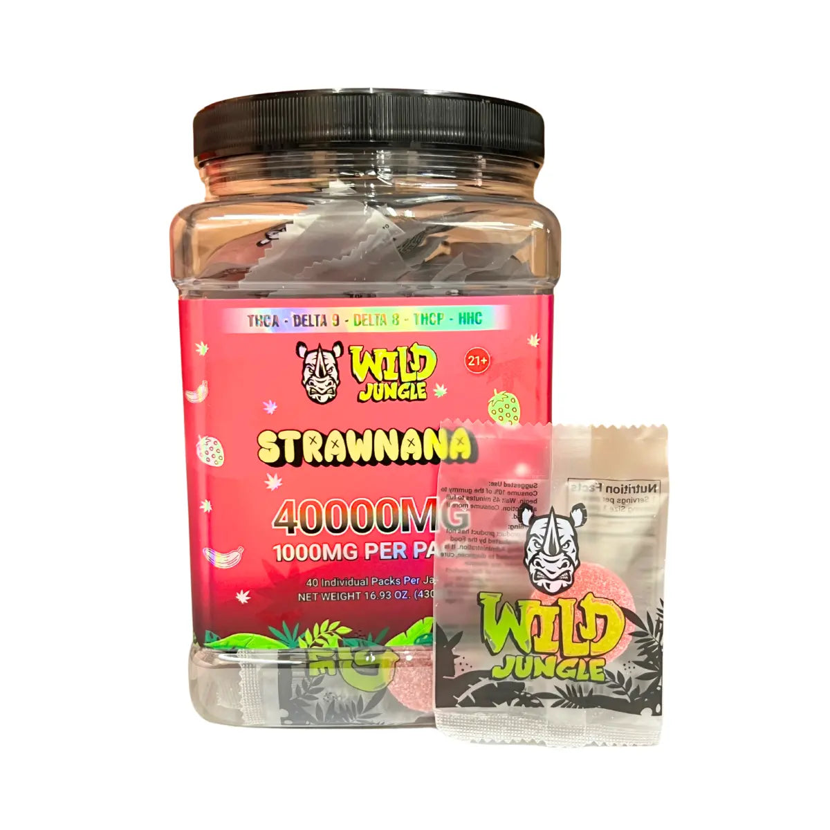 Wild Jungle THCA Gummies 1000 mg - Smoke empire