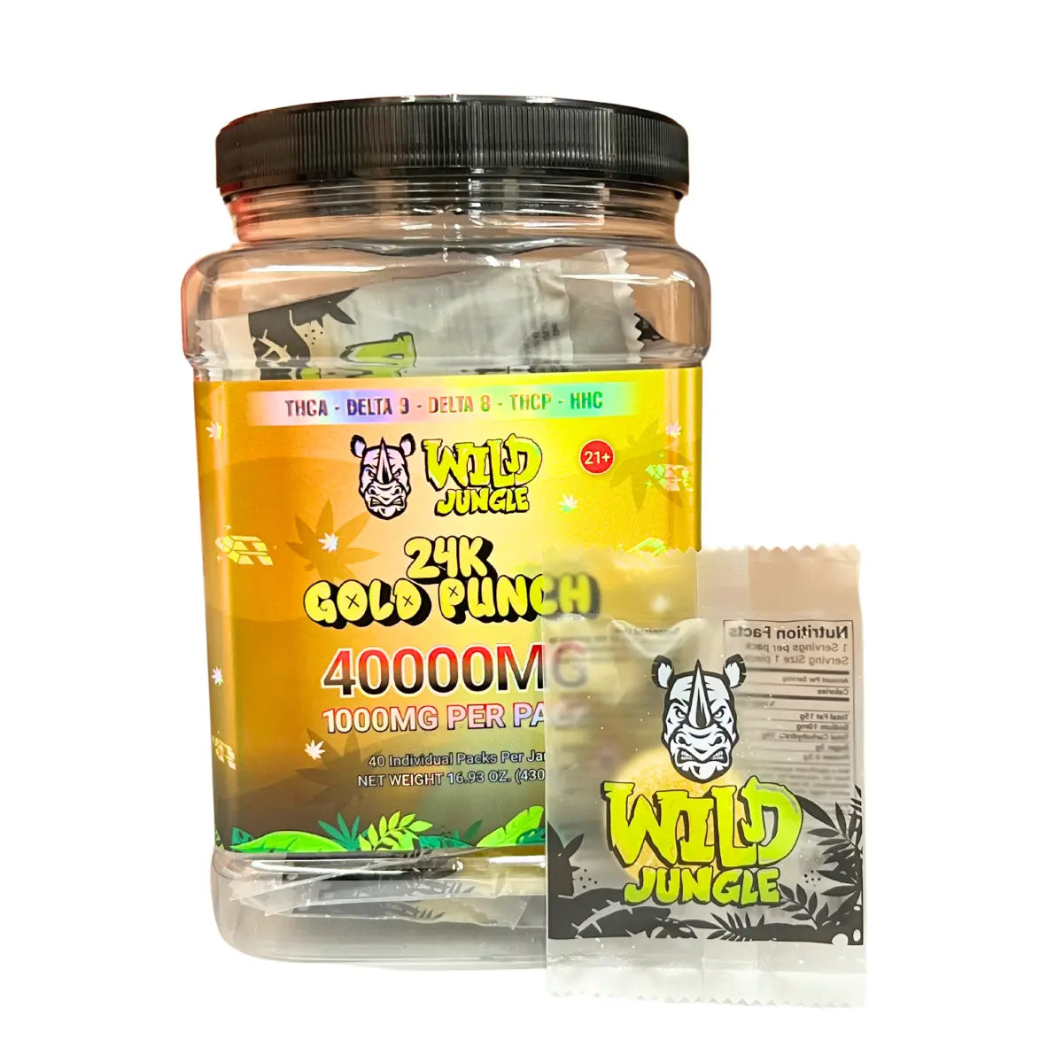 Wild Jungle THCA Gummies 1000 mg - Smoke empire