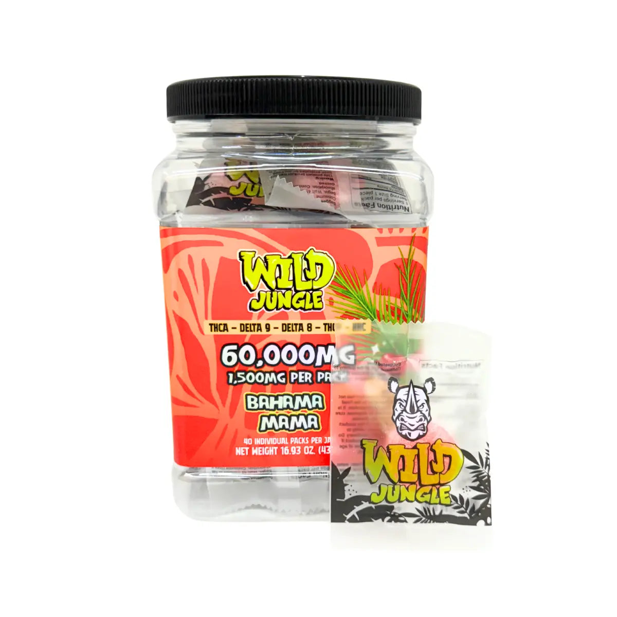 Wild Jungle THCA Gummies 1500mg - Smoke empire