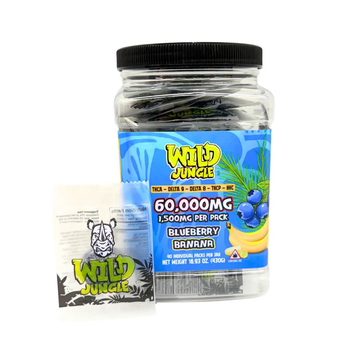 Wild Jungle THCA Gummies 1500mg - Smoke empire