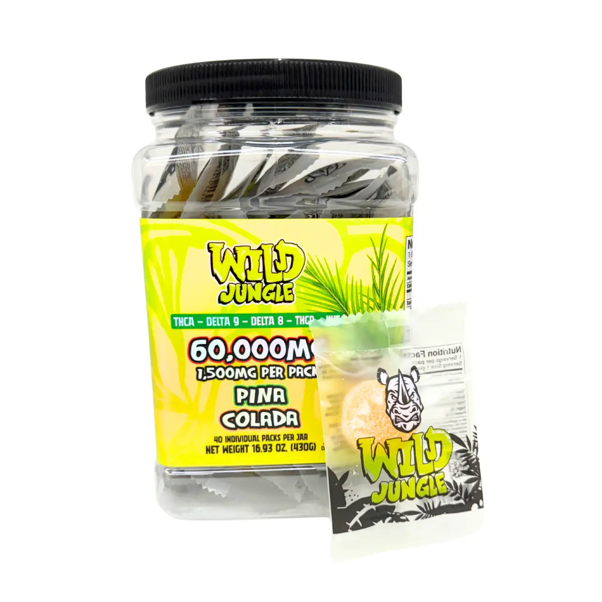 Wild Jungle THCA Gummies 1500mg - Smoke empire