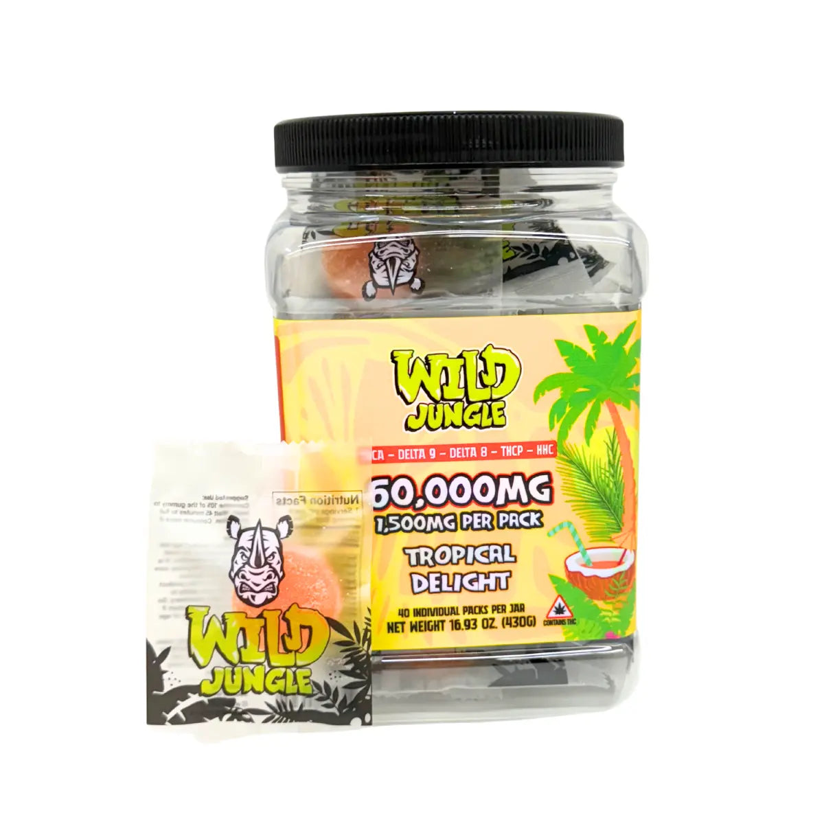 Wild Jungle THCA Gummies 1500mg - Smoke empire