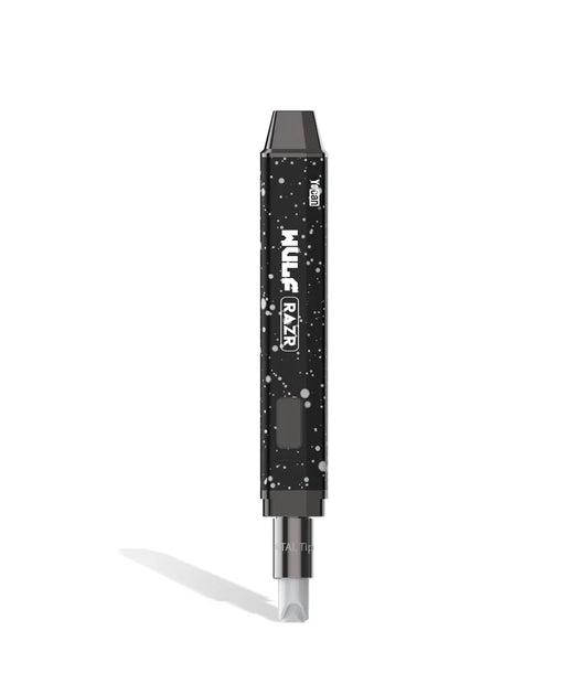 Wulf Mods RAZR Nectar Collector and Hot Knife Black with White Splatter
