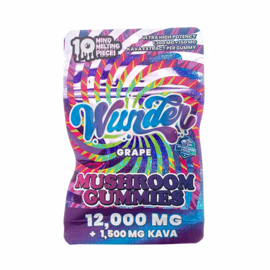 Wunder Mind Melt Mushroom Gummies 12000mg - Smoke empire