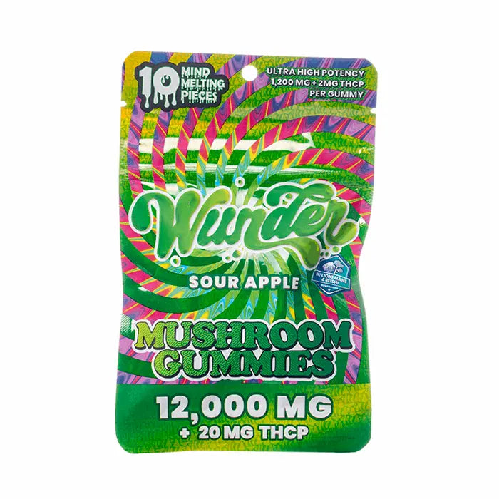 Wunder Mind Melt Mushroom Gummies 12000mg - Smoke empire