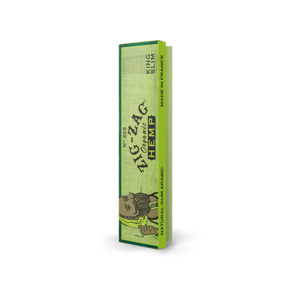 Zig Zag Ultra Thin Unbleached Natural Gum Arabic Organic Hemp - 24 In Box - Smoke empire