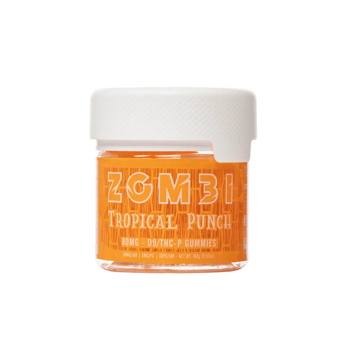 Zombi D9 + THCP Gummies 10ct 80mg - Smoke empire