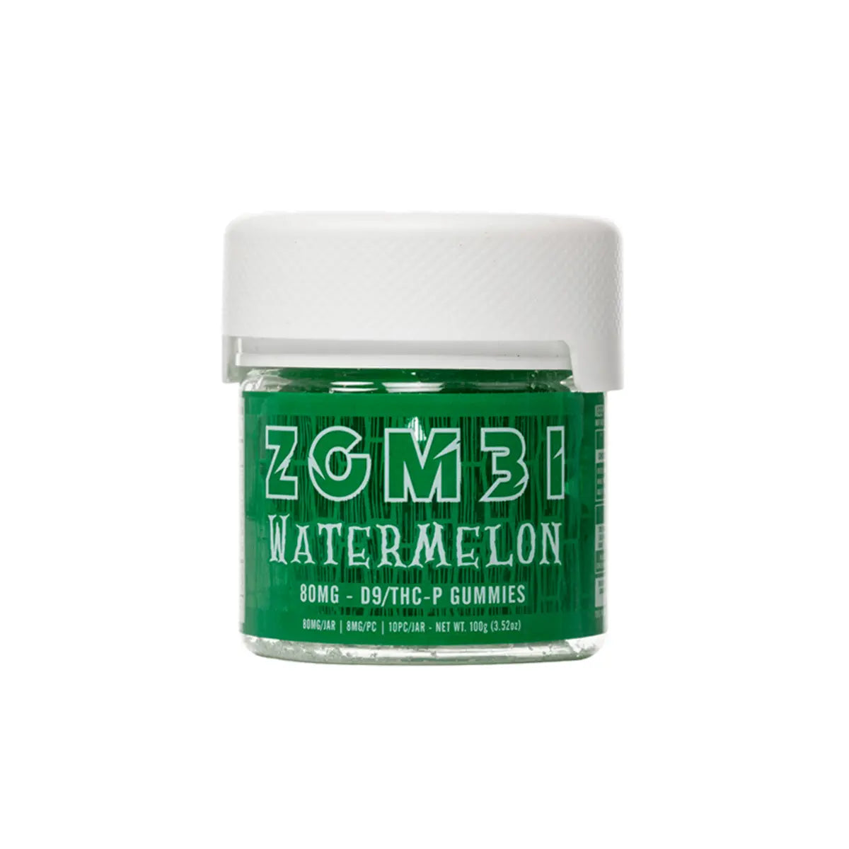 Zombi D9 + THCP Gummies 10ct 80mg - Smoke empire