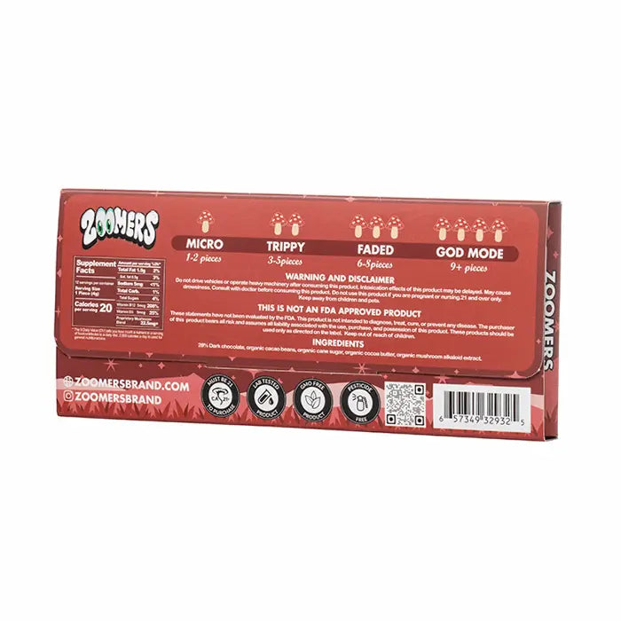 Zoomers Mushroom Chocolate - Smoke empire