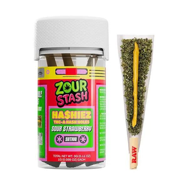 Zour Stash Hashiez THCA Pre-Rolls | (3ct) 3g - Smoke empire