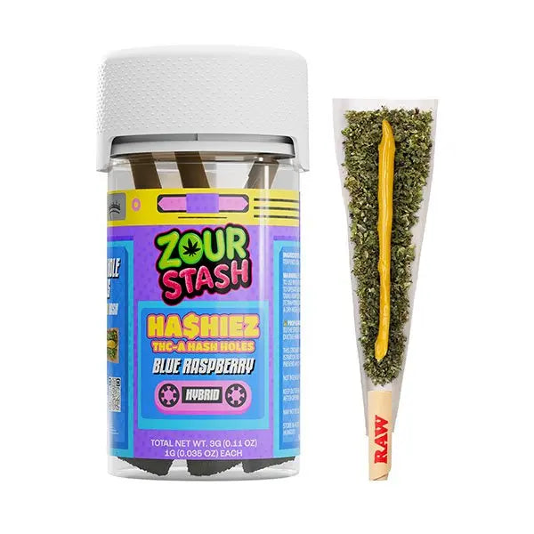 Zour Stash Hashiez THCA Pre-Rolls | (3ct) 3g - Smoke empire