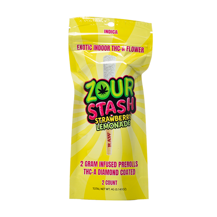 Zour Stash THCa Liquid Diamonds Pre-rolls 4g 2ct - Smoke empire