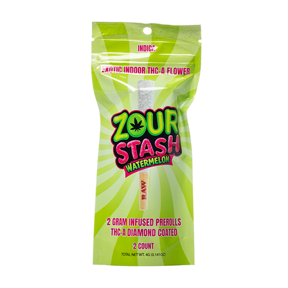 Zour Stash THCa Liquid Diamonds Pre-rolls 4g 2ct - Smoke empire
